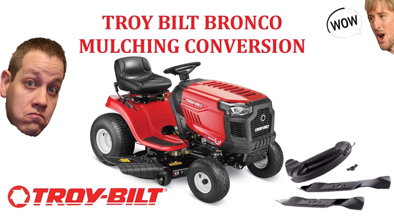 Troy Bilt Bronco Mulching Mower Conversion