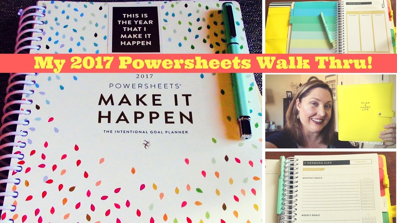 2017 Powersheets Walk-thru! {Cultivate What Matters}