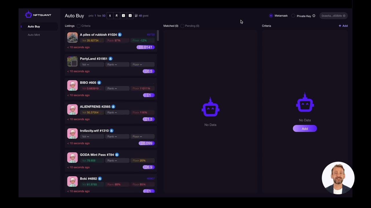 How to buy and snipe NFT automatically | The most powerful NFT autobot for OpenSea