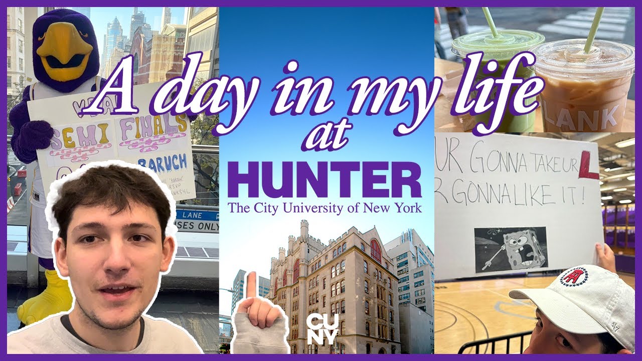 Day in my life as an NYC college student 🏀 bryant park, movies, homecoming