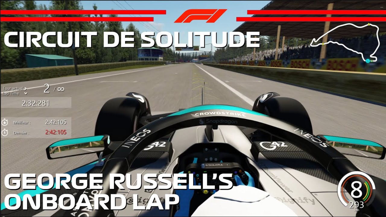 F1 2025 Circuit de Solitude | George Russell Onboard - Assetto Corsa