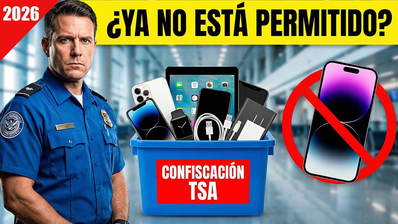 10 Dispositivos Electrónicos que la TSA está Confiscando en 2026 (nadie te avisa)