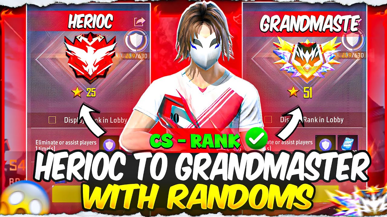 Heroic To Grandmaster Pushing Season 32 🔥✅ ! , Cs Rankpush Tips & Tricks  #freefire  #tushar31