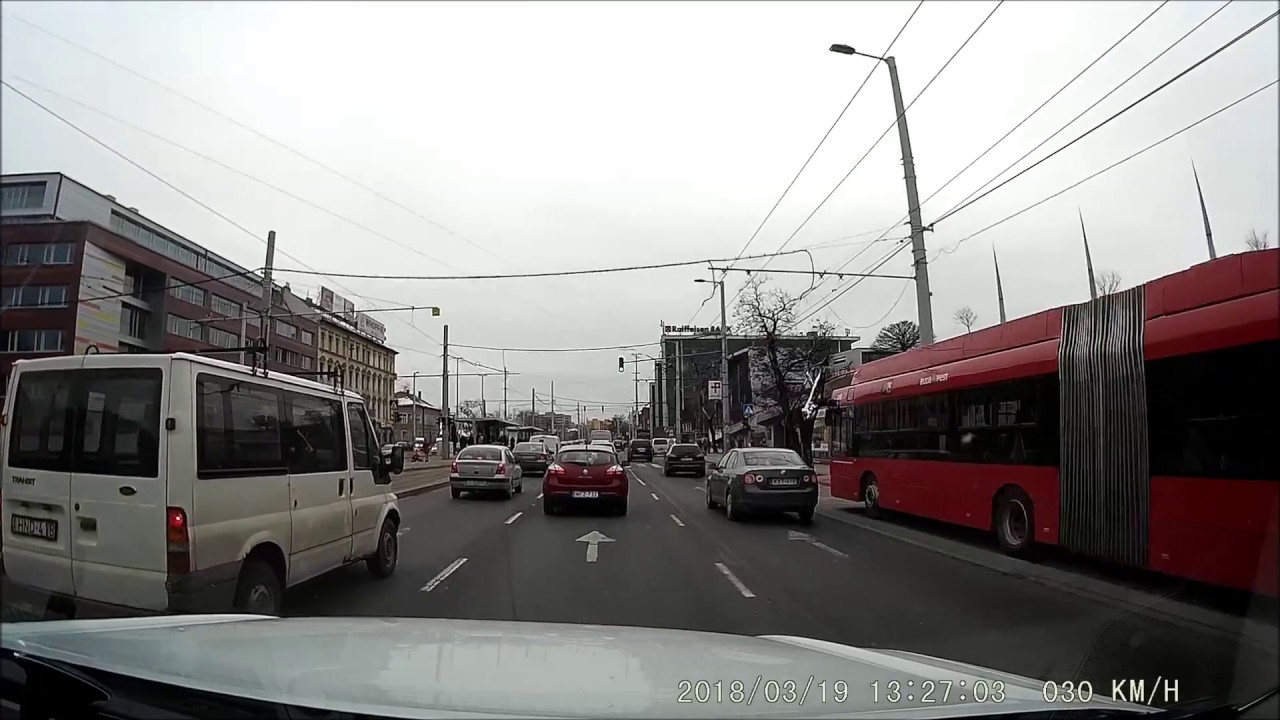 European City Driving - Budapest: Rákospalota - Ferencváros