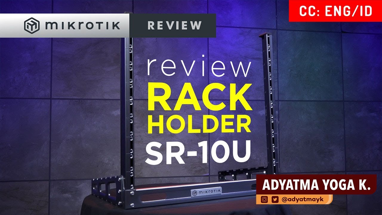 Rack-holder SR-10U - MIKROTIK REVIEW [ENG SUB]