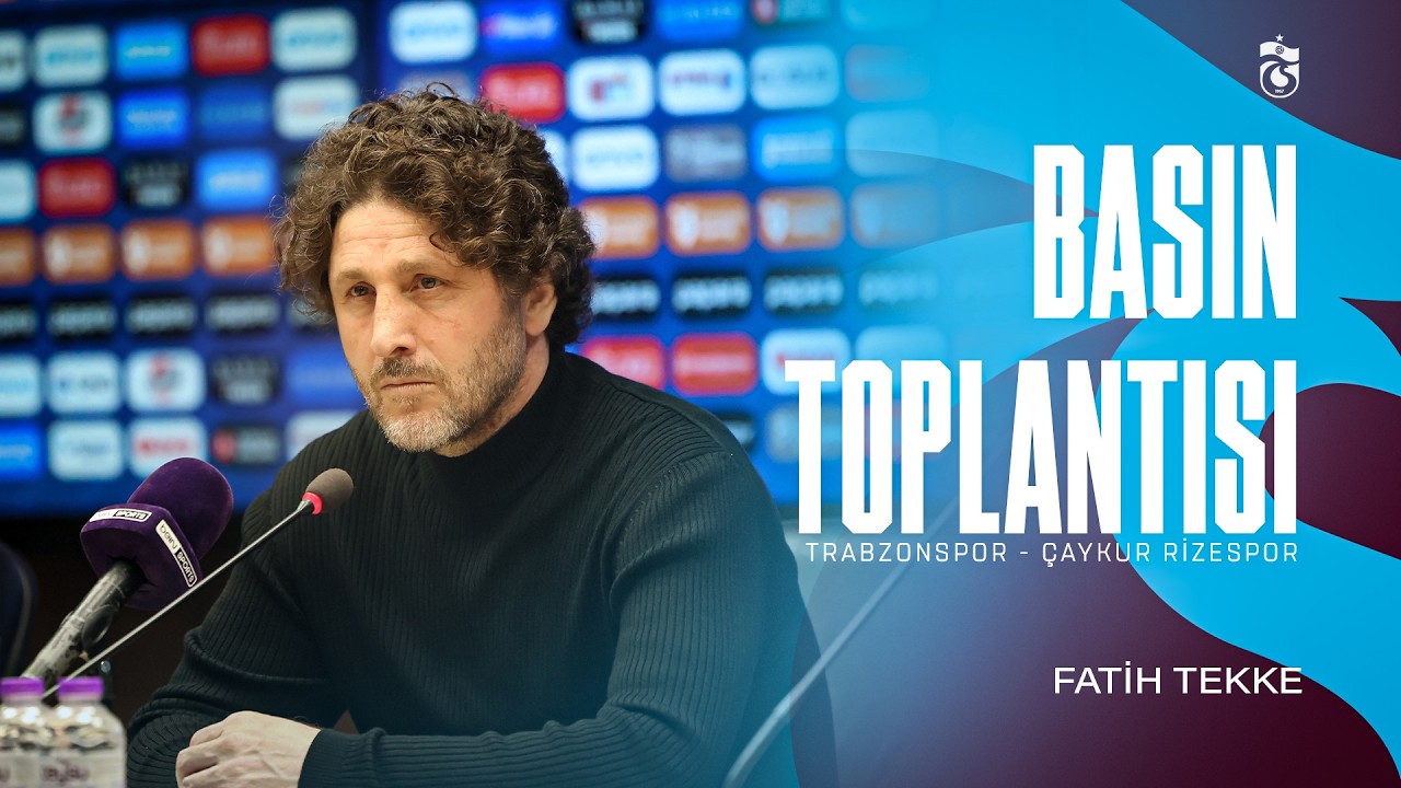 Teknik Direktörümüz Fatih Tekke'nin Çaykur Rizespor maçı değerlendirmesi