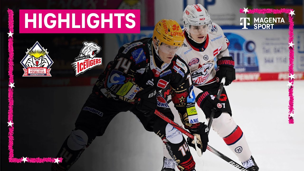 Pinguins Bremerhaven - Nürnberg Ice Tigers | PENNY DEL | MAGENTA SPORT