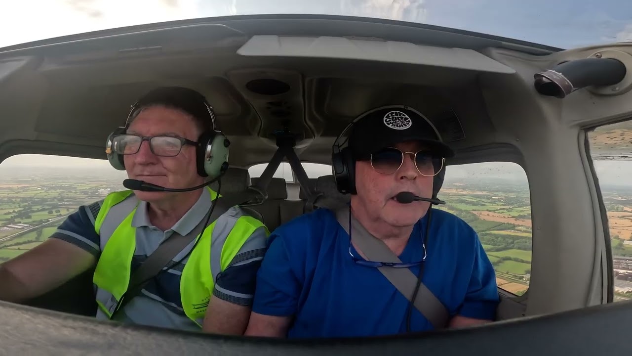 Flying a Cessna 172 from Abbeyshurle to Weston Ireland