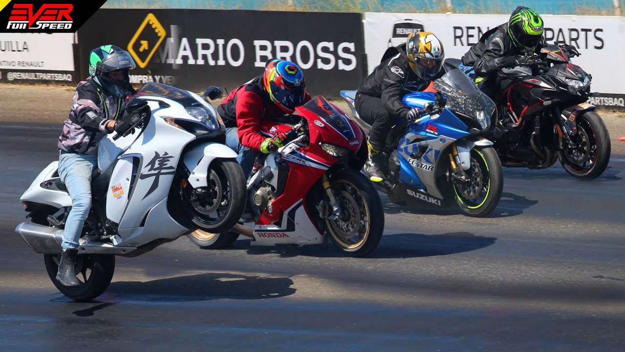 🚀 Las MOTOS MÁS RÁPIDAS del 2023 en los Piques 1/4 de Milla Barranquilla 🏍️🏍️