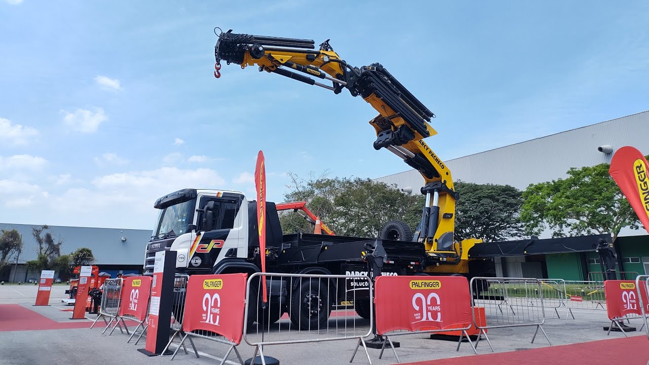 Apresentação MD480, Guindaste Palfinger.