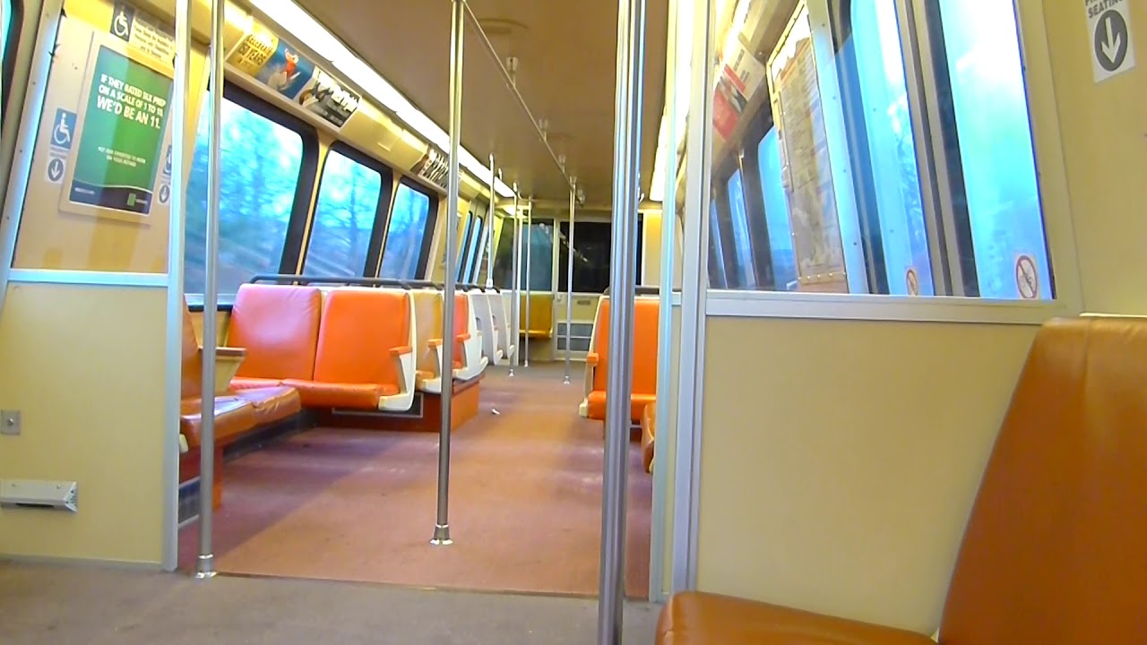 WMATA Metrorail: Breda 4000 series on the green line.