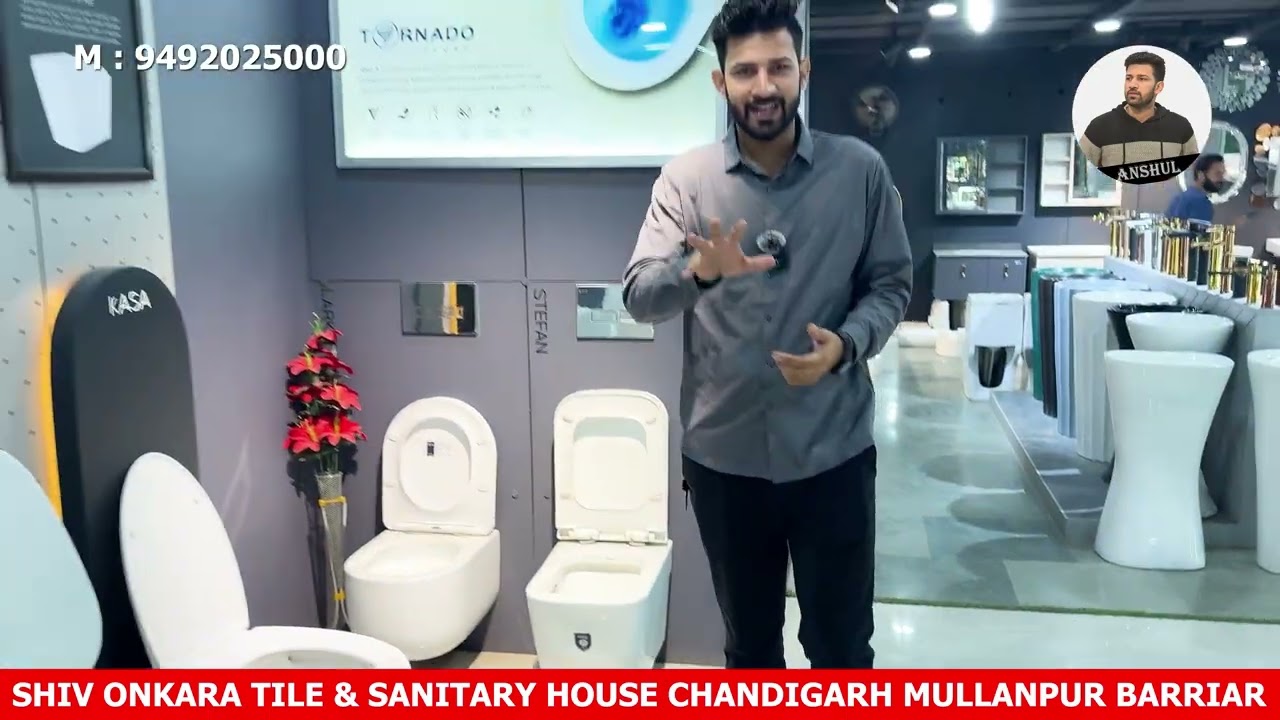 Kerovit by Kajaria Bathroom Fittings | Smart Wall Hang Seat, Shower Panel & Vanity Demo | Chandigarh
