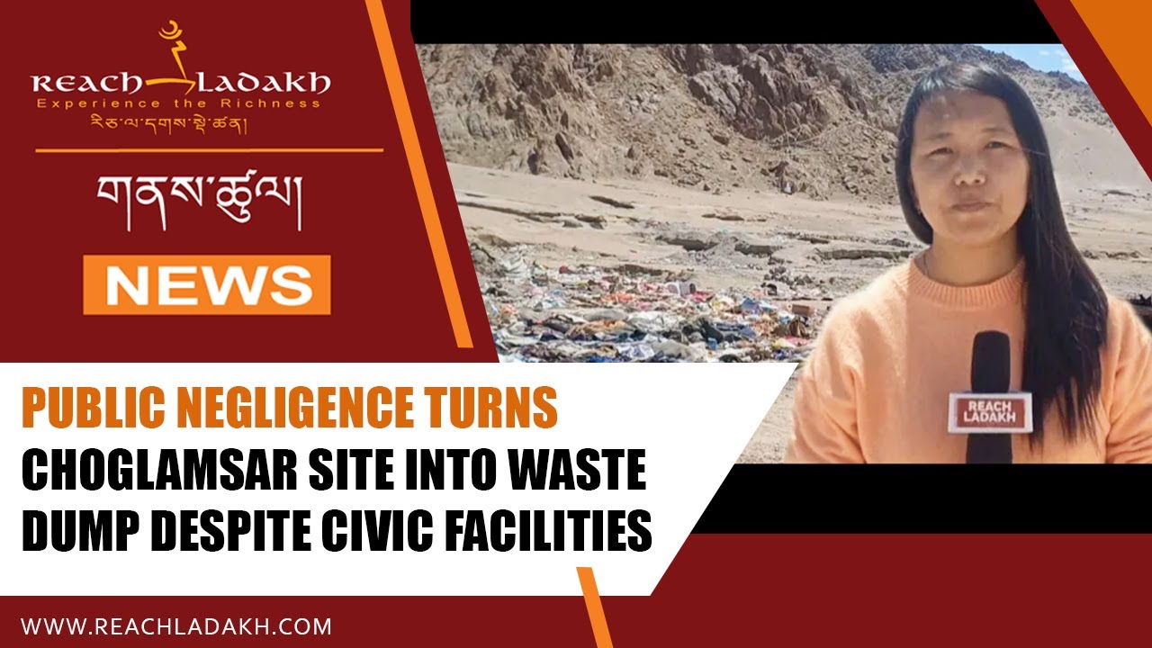 Public negligence turns Choglamsar site into waste dump despite civic facilities