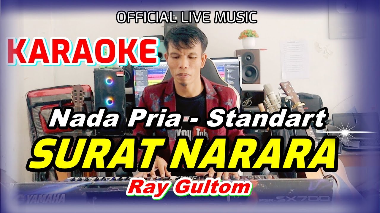 KARAOKE SURAT NARARA - NADA STANDART PRIA - G = DO