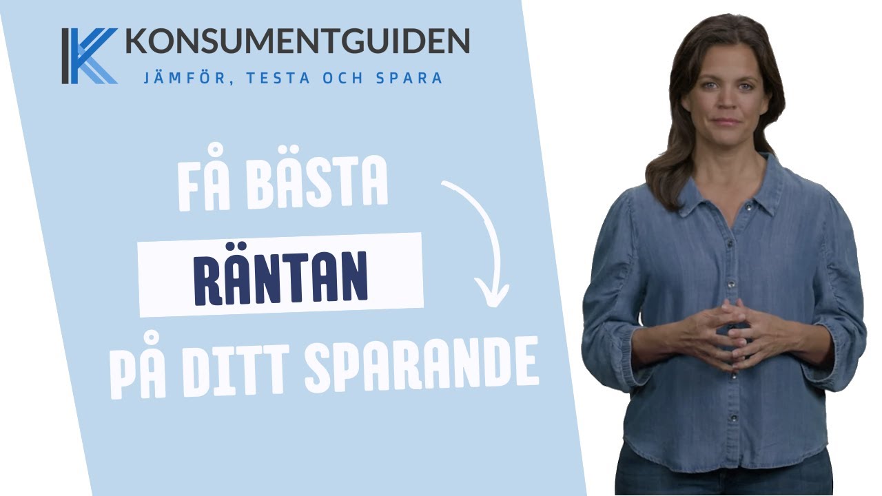 Sparkonto &ndash; S&aring; f&aring;r du b&auml;sta r&auml;ntan f&ouml;r dina besparingar!