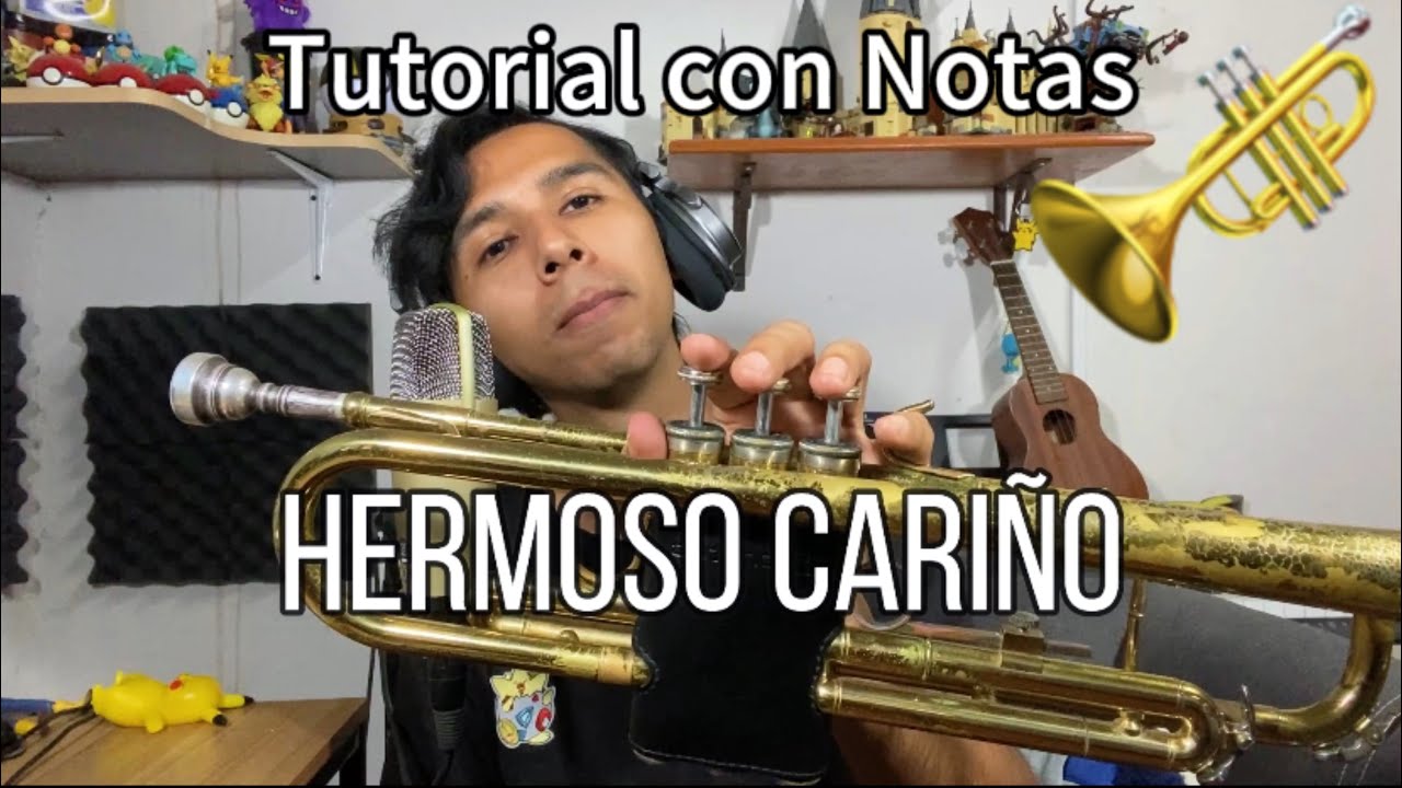 Hermoso Cariño en Trompeta - Tutorial con Notas (Canciones de Mariachi)