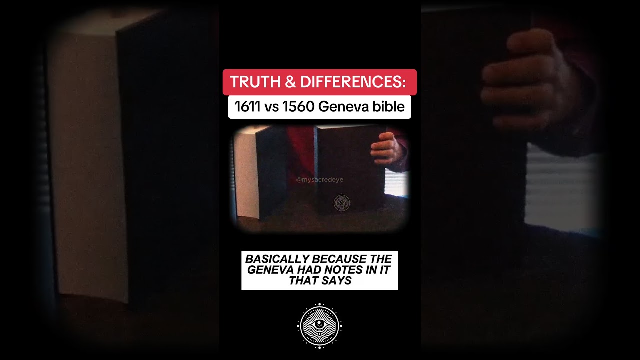 The HIDDEN Truth About the 1611 KJV and 1560 Geneva Bible? #mysacredeye #fypシ゚viral #research