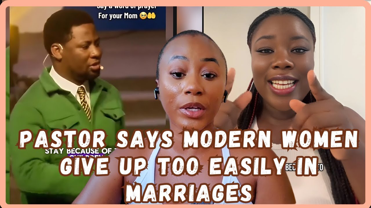Real Heroes Stay! Pastor Criticizes Modern Women For Abandoning Marriages, Stay & Rebuild- Mustwatch