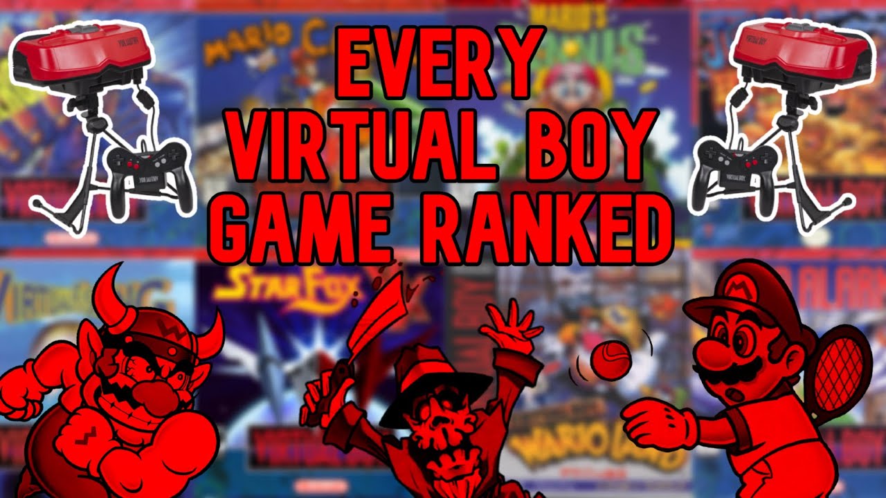 Every Virtual Boy Game Ranked!!!