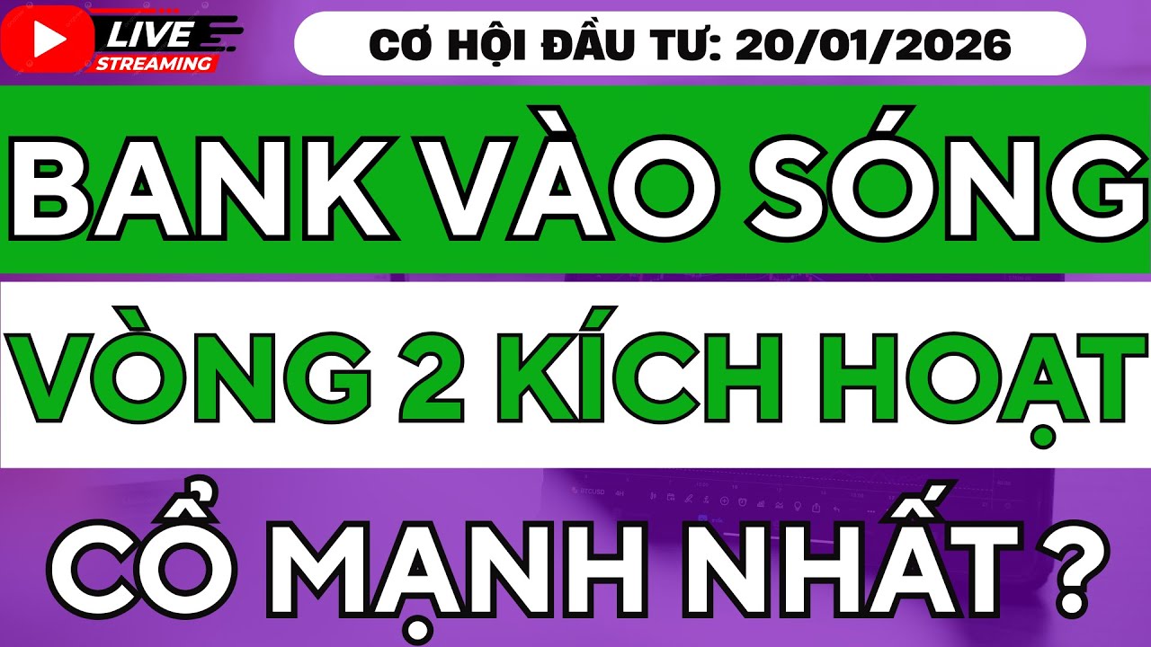 Cổ Phiếu Ngân Hàng Vào Sóng MẠNH 🔥 Kích Hoạt Vòng 2 ? | Nên Chọn Cổ Phiếu Nào DẪN SÓNG?