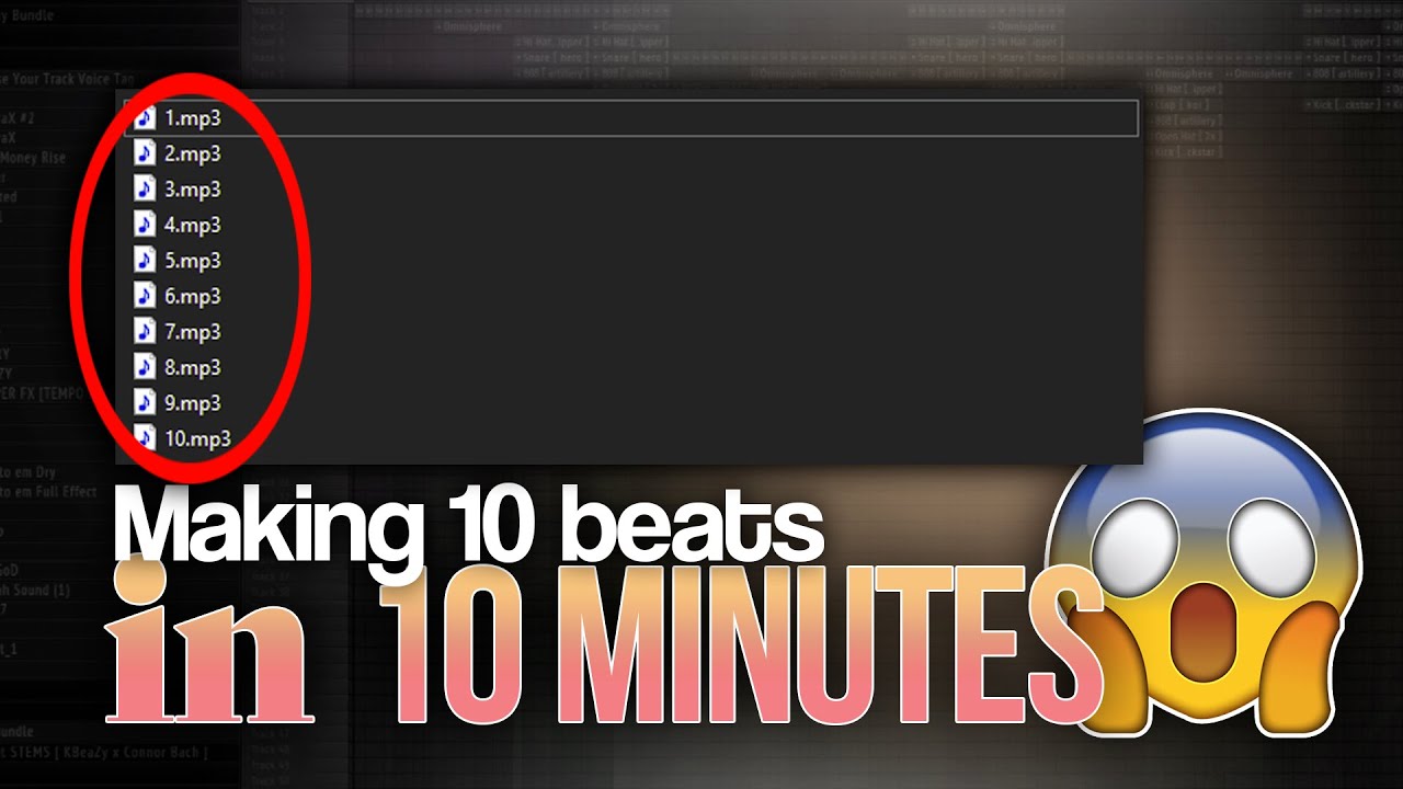 Making 10 Beats in 10 Minutes (FL Studio)