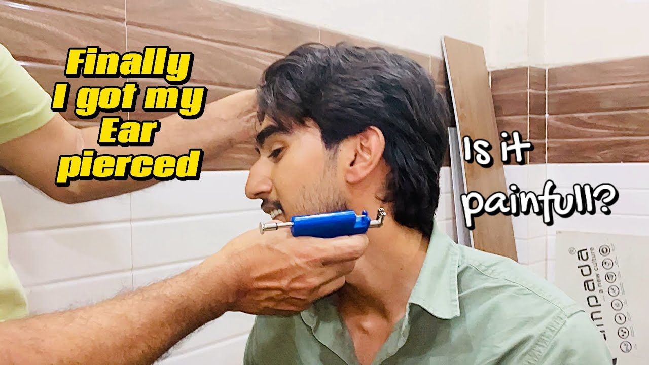 I got my ear pierced 🥲 | is it painfull? | ear piercing | vlog | pratham kagra vlogs