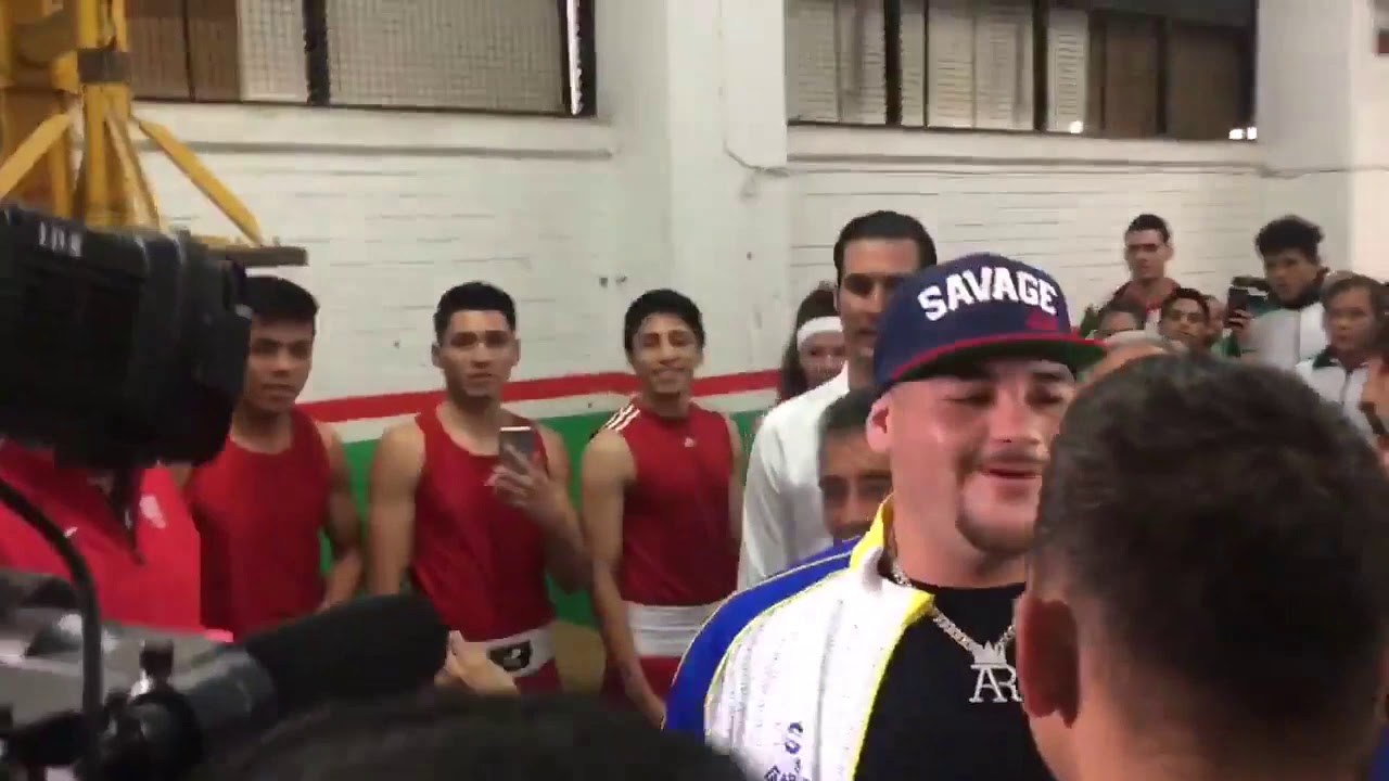 Andy Ruiz Visitó El Comité Olímpico Mexicano Donde Empezó Su Historia