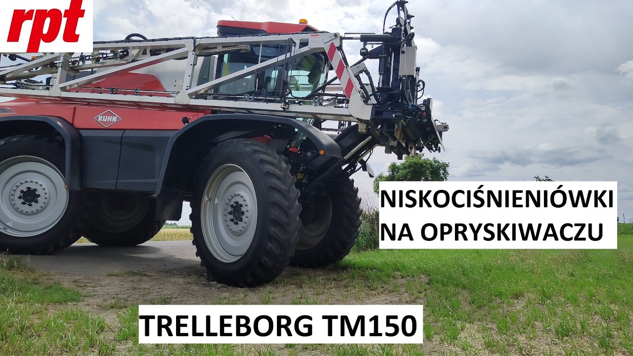 Trelleborg TM150 na opryskiwaczu Kuhn Artec F40 Evo