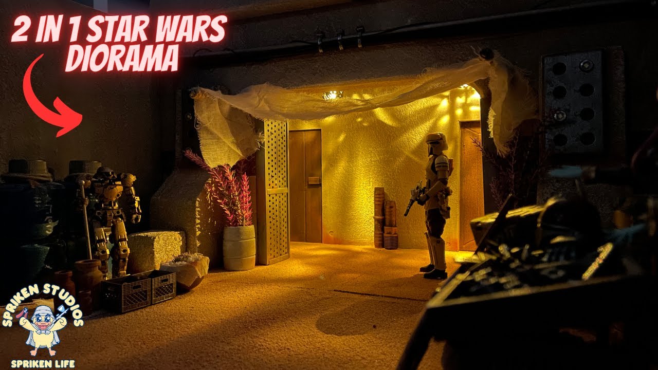 Huge Modular 1/12 Scale Star Wars Diorama