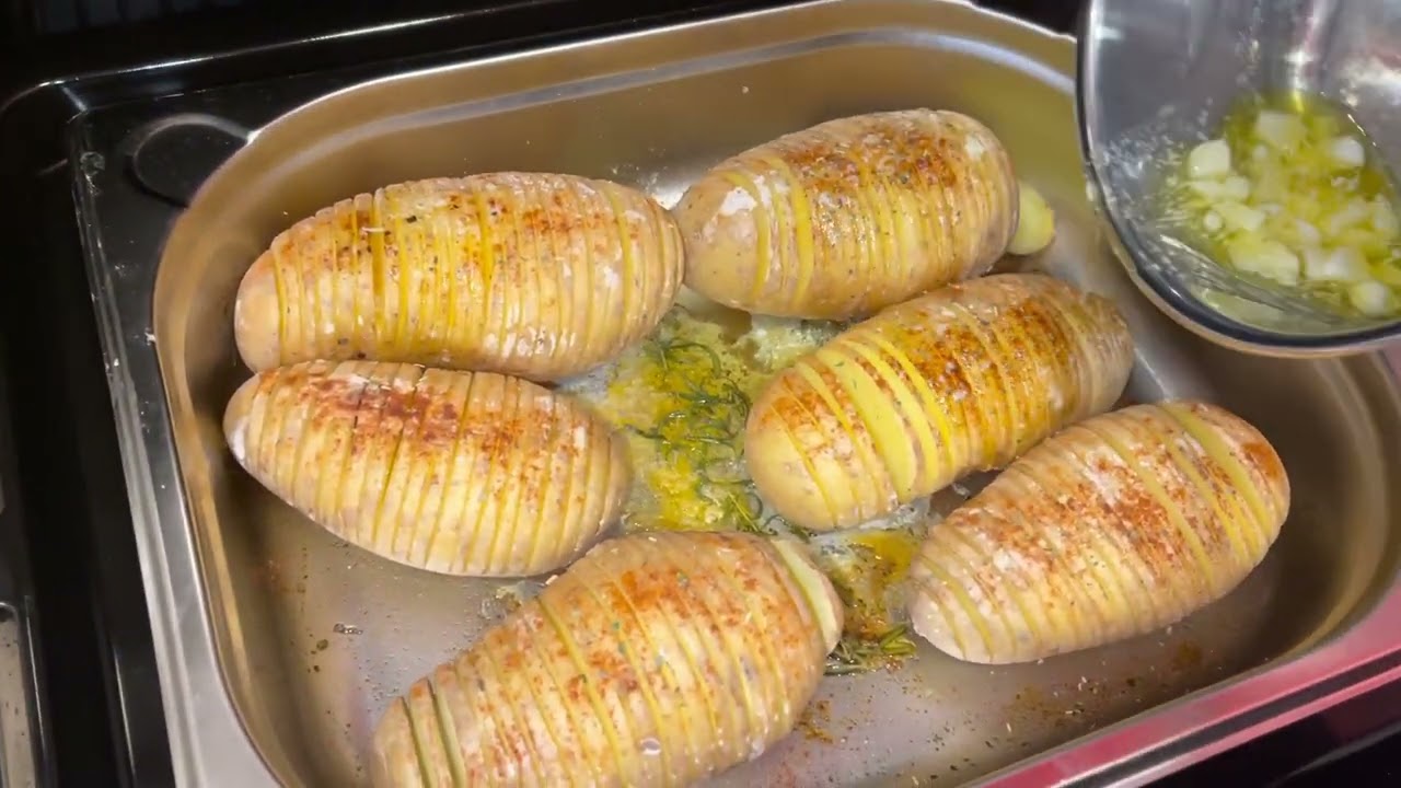 Fächerkartoffeln, einfach nur lecker. Micha kocht.