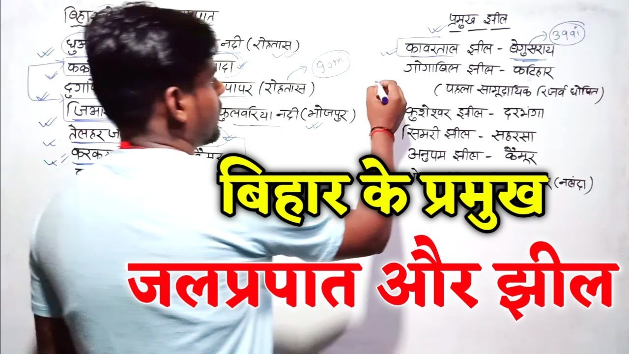 बिहार की प्रमुख जल प्रपात और झील | Online Study Zone