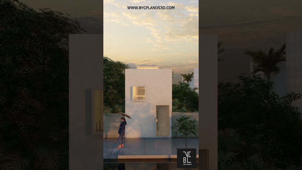 Casa 3x20m | Fachada #architecture #lumionrenderizado #home #byc #arquitectura #design #arquitetura