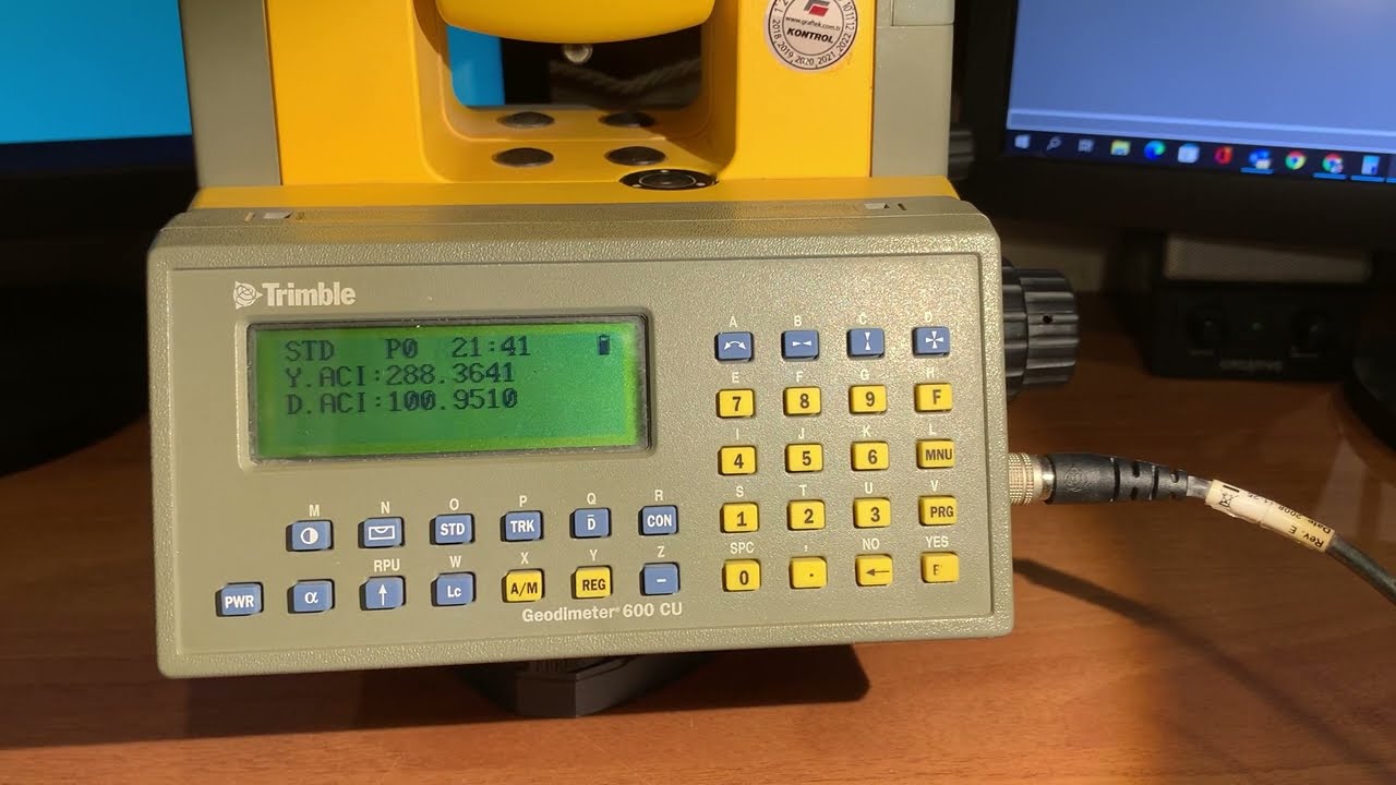 Trimble 3600 / 5600 | Veri Aktarma ve Değerlendirme