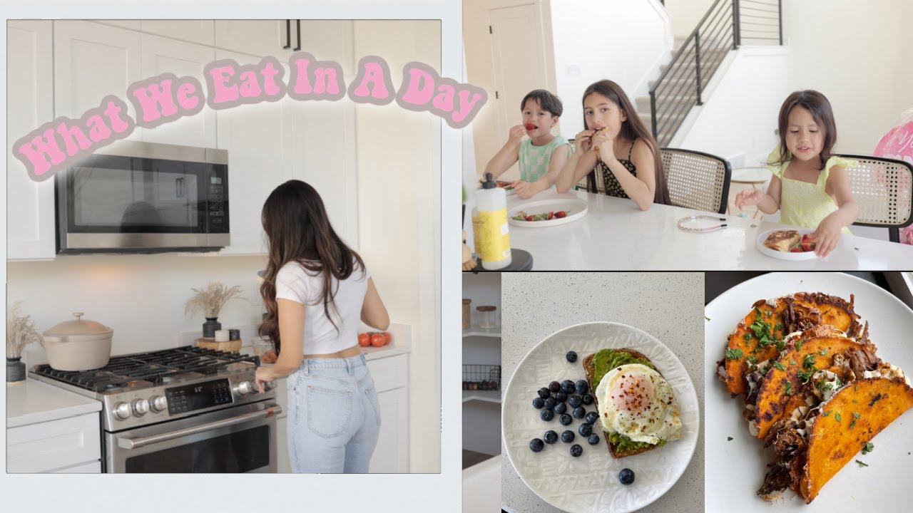 What I Eat In a Day 💕  MOM, KIDS & TODDLER Meal Ideas 2024
