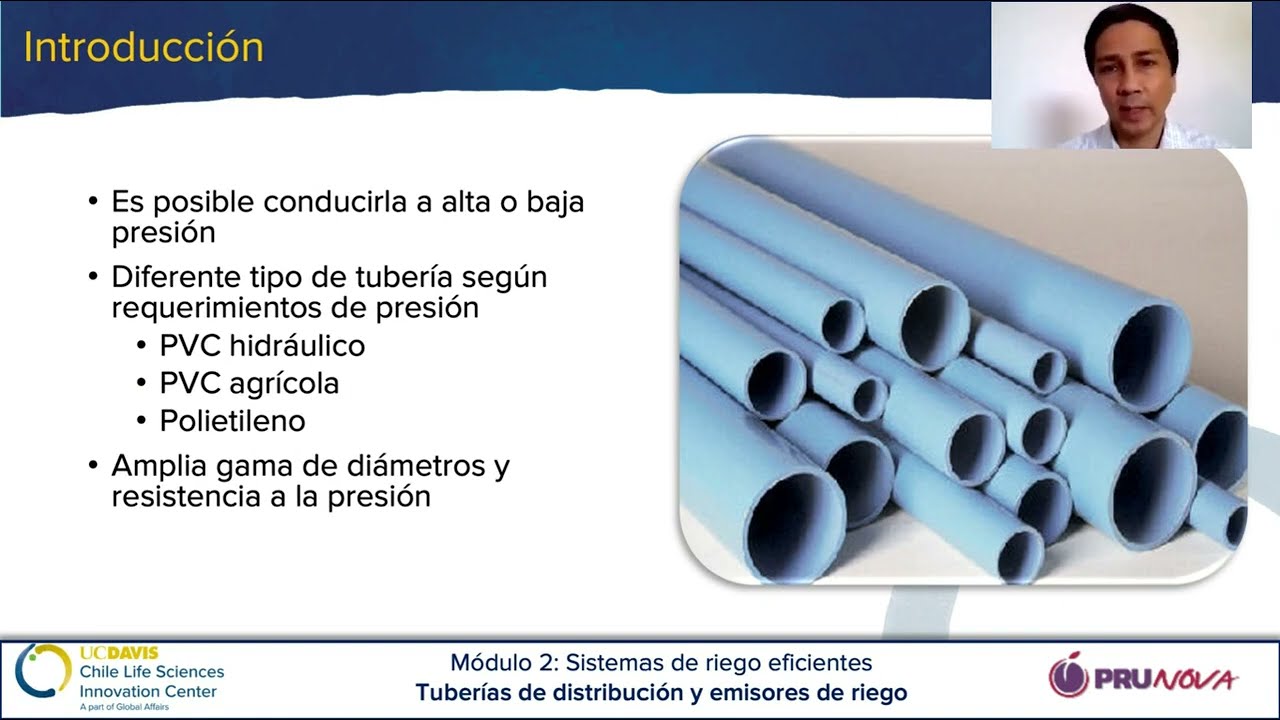 Tuberías de distribución y emisores de riego  (parte 1)