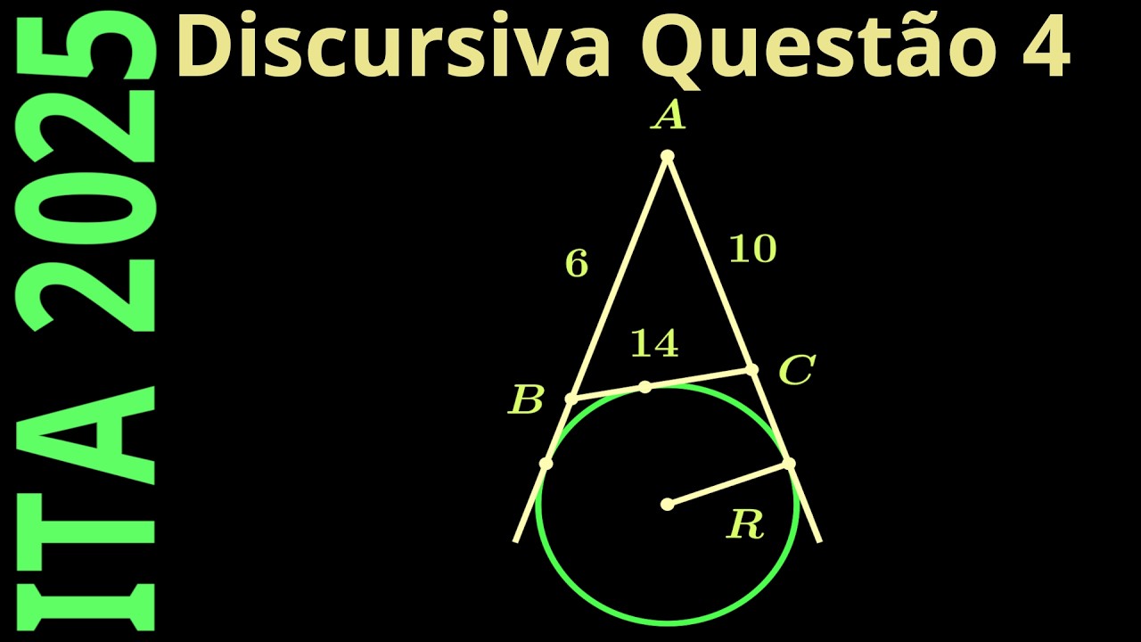 ITA 2025 - Questão 4 - Discursiva de Matemática