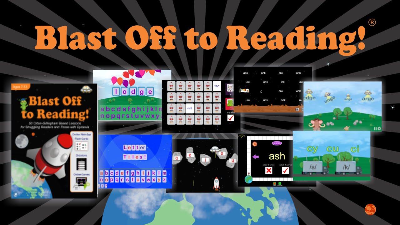 Blast Off to Reading! An Orton-Gillingham Reading Program For Dyslexia