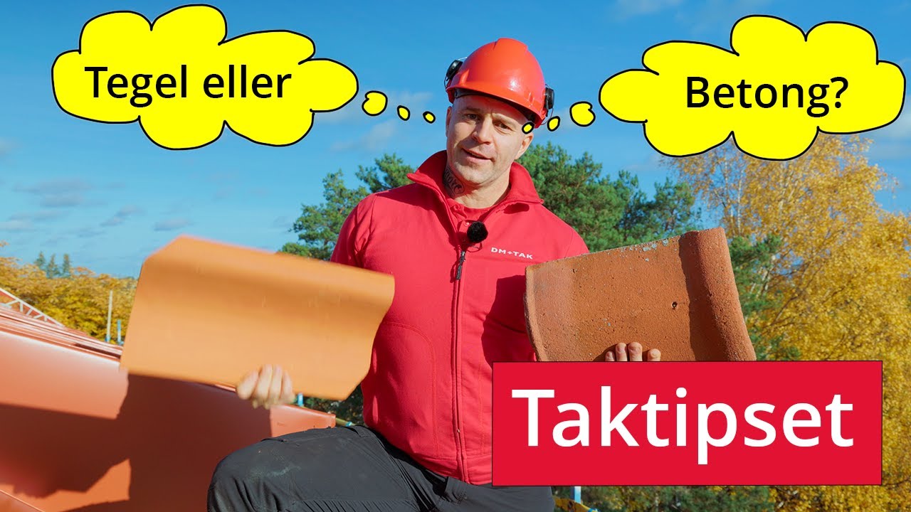 Taktipset - V&auml;lja tegel- eller betongpannor - del 1
