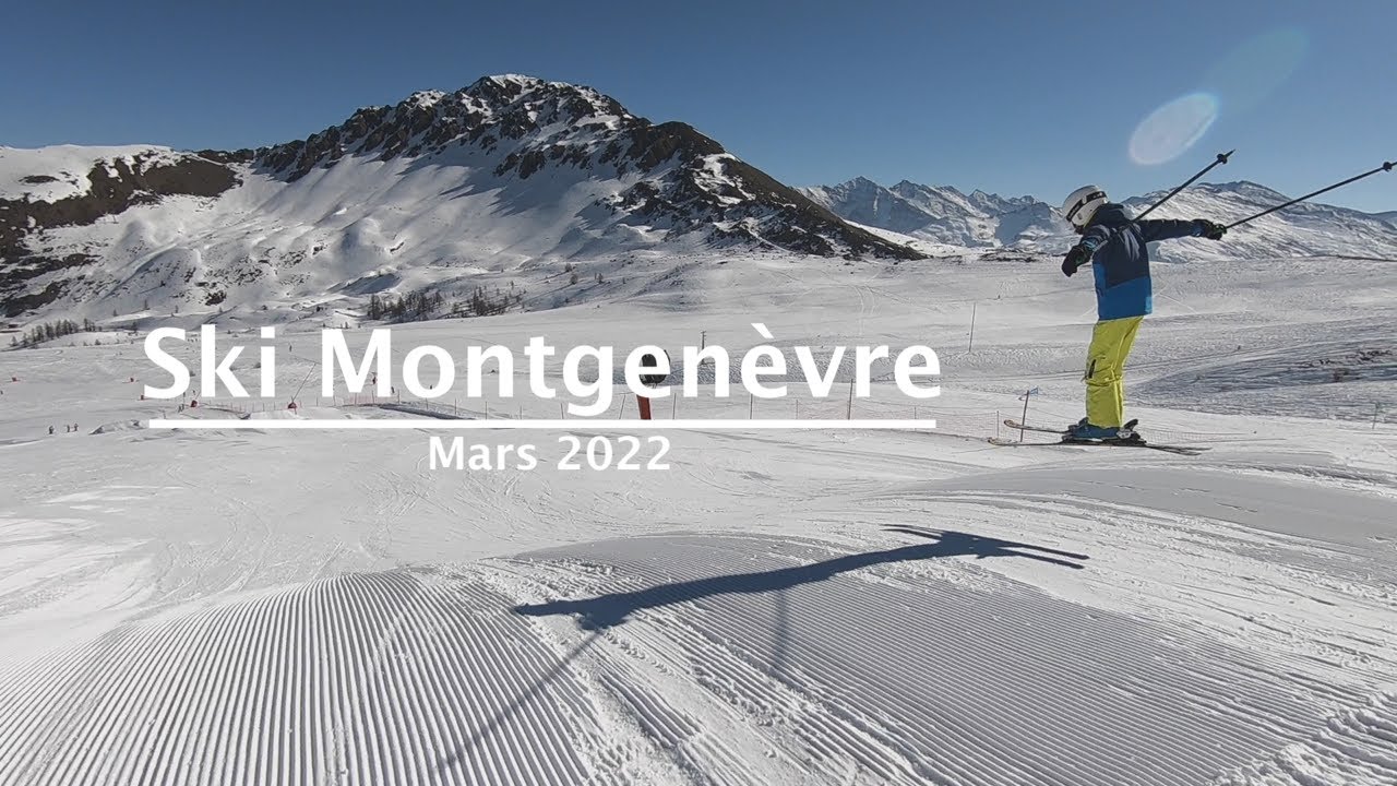 Ski Montgenèvre (Alpes France 🇫🇷) - Mars 2022 (GoPro)