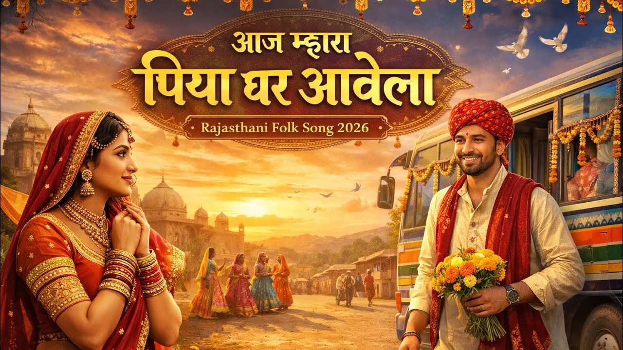 Rajsthani folk song 2026  गीत | Kailash Kher Inspired | 2026 Superhit | #RJआज म्हारा पिया घर आवेला 