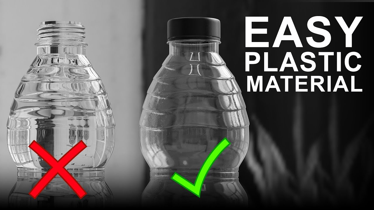 The right way to make Transparent plastic materials in blender | blender 3d