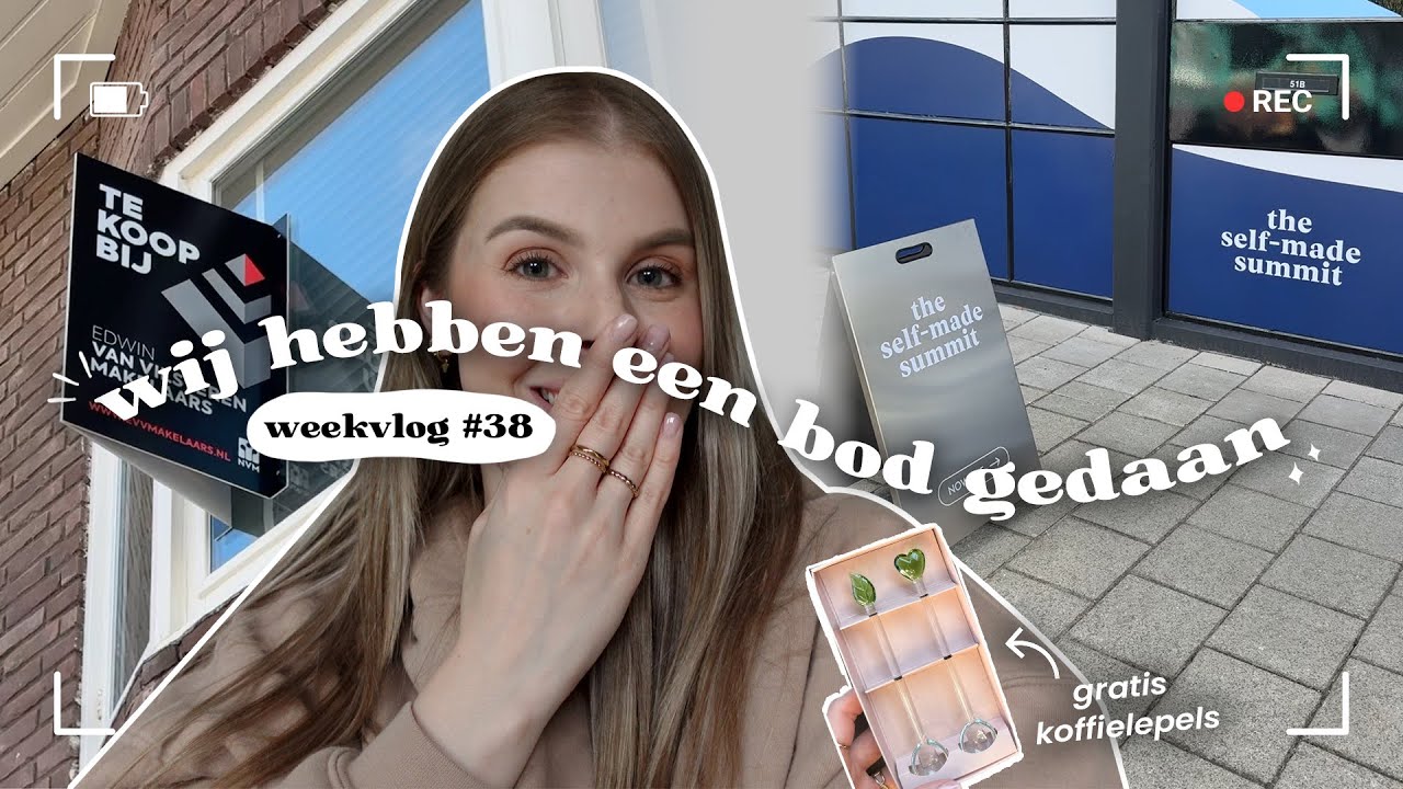 wij hebben een bod gedaan + pr pakket gestolen? 💙 | weekvlog #38