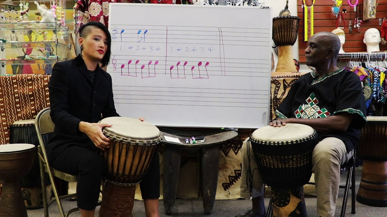West African Music Tutorial 10 (Polyrhythms in 6/8 and 3/4 meter part 2)