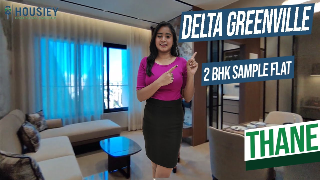 Delta Greenville Kasarvadavali | 2 BHK Sample Flat Tour  [2025] | Delta Group Thane