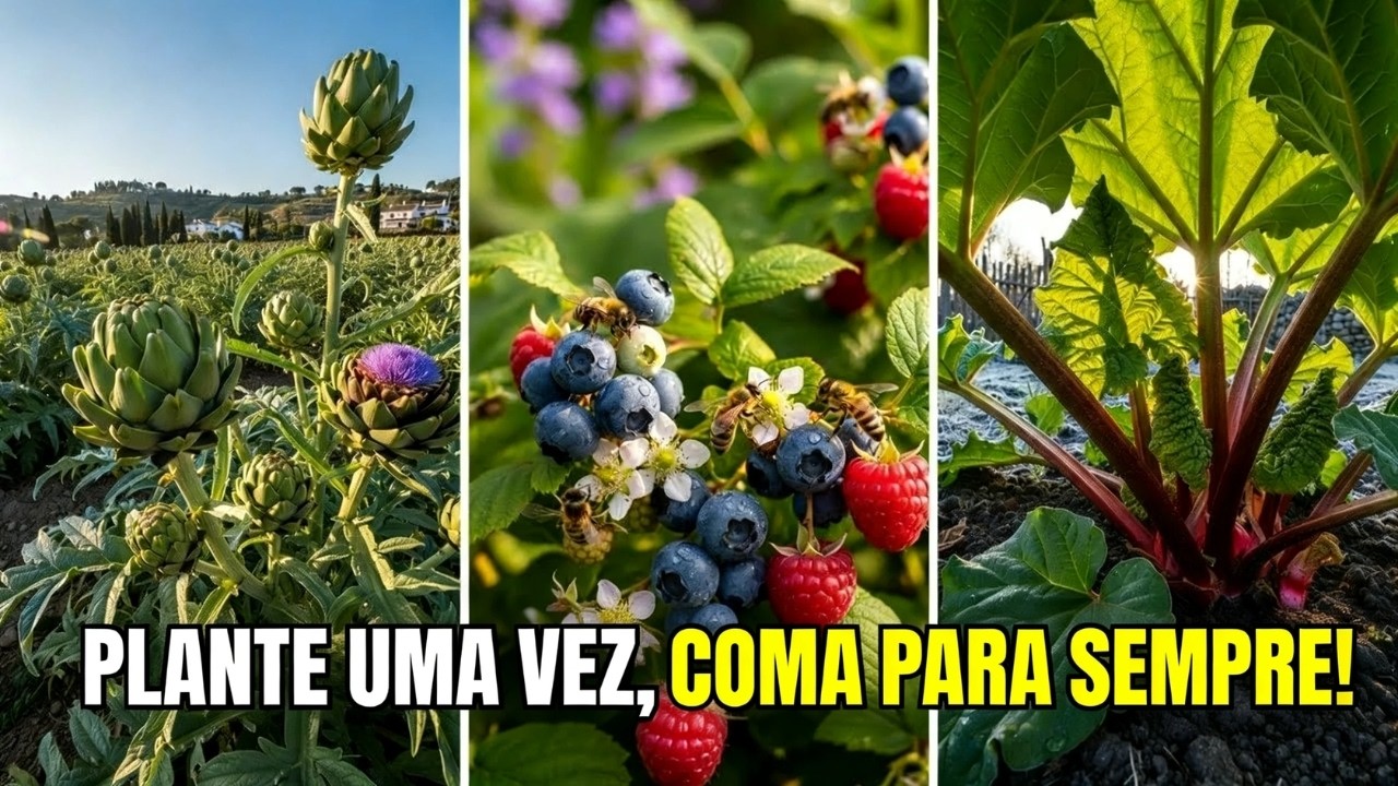 7 culturas perenes: VOCÊ PLANTA UMA VEZ — COME POR 20 ANOS (SEM REPLANTAR) COLHA PARA SEMPRE!