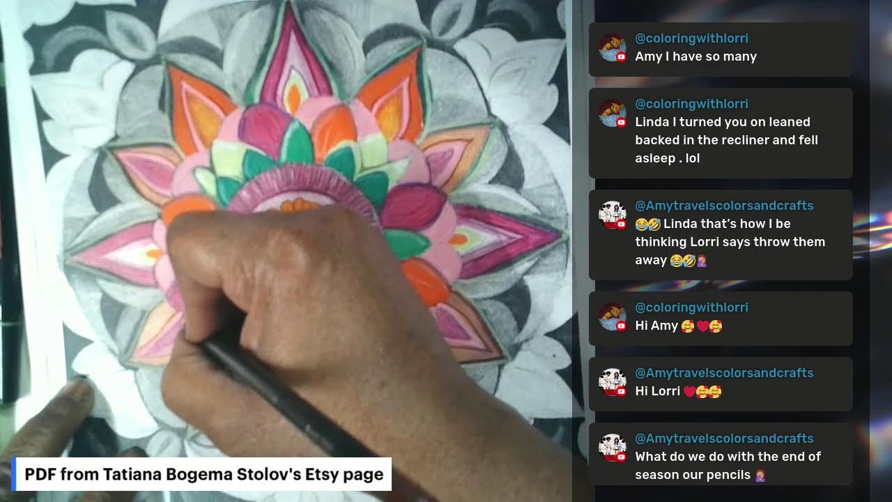 🖼️🎨🖌️ Coloring Live  #adultcoloring #coloringsupplies