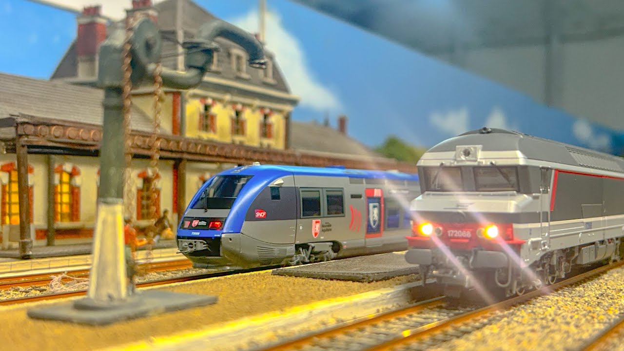Traffic ferroviaire sur le réseau modulaire printemps 2025
