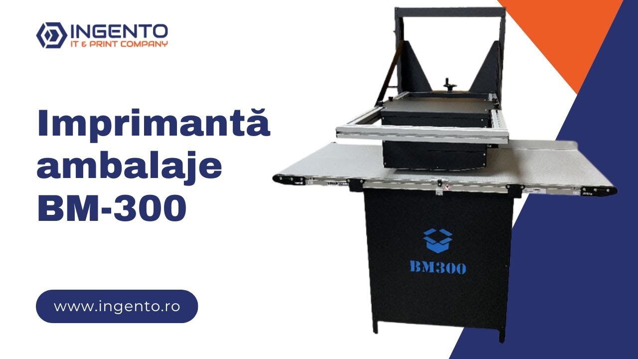 Imprimanta ambalaje BM 300 - Imprimanta color single-pass