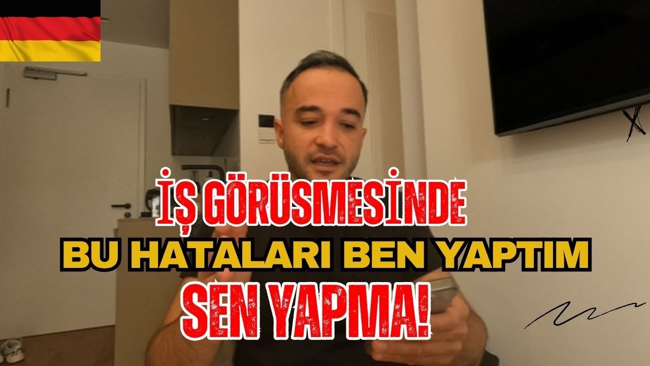 🔴 İş Görüşmesinde Asla Yapmaman Gereken 7 Hata! #işgörüşmesi #mülakat#almanya #almanyagöç