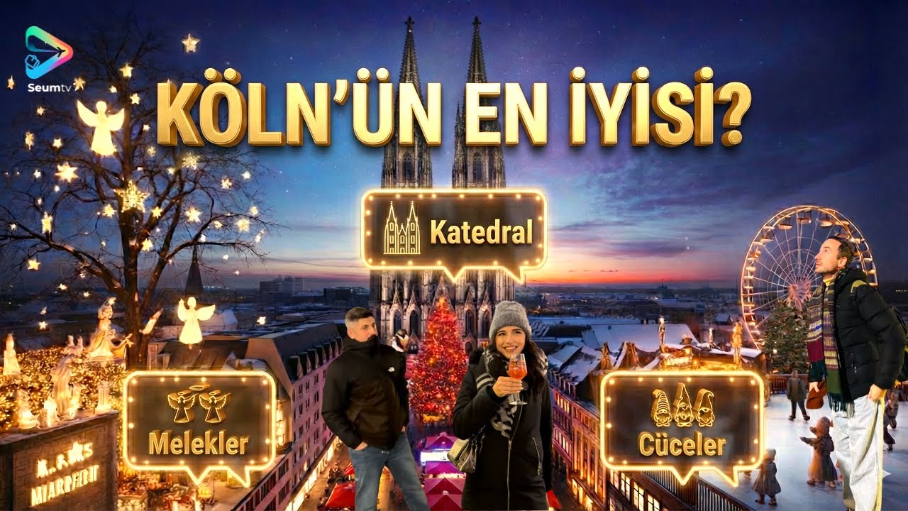 Köln'ün En İyi Noel Pazarı Hangisi?🎄🤔 Katedral mi, Melekler mi, Cüceler mi? | Cologne